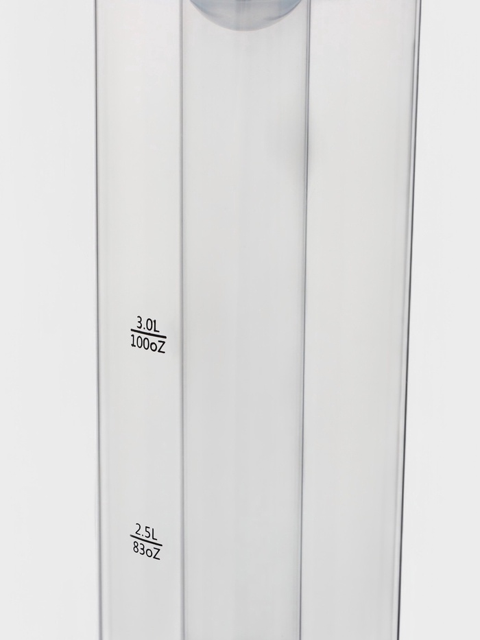 Башня пивная TowerRocket, колба 3 л, ёмкость для льда, подсветка, пластик, голубая