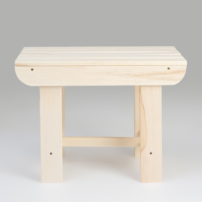 Лавка деревянная, 60×40×43.5 см, липа, «Добропаровъ»