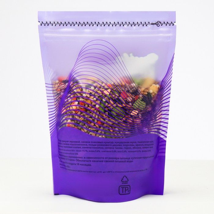 Smile King корм для хомяка, дой-пак пакет 400 г