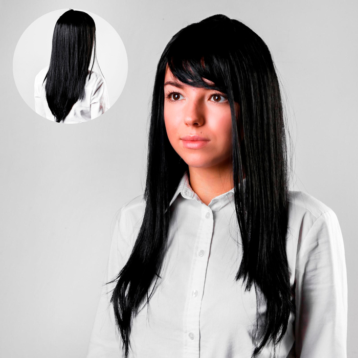 Карнавальный парик «Красотка», обхват головы 56-58 см, чёрный