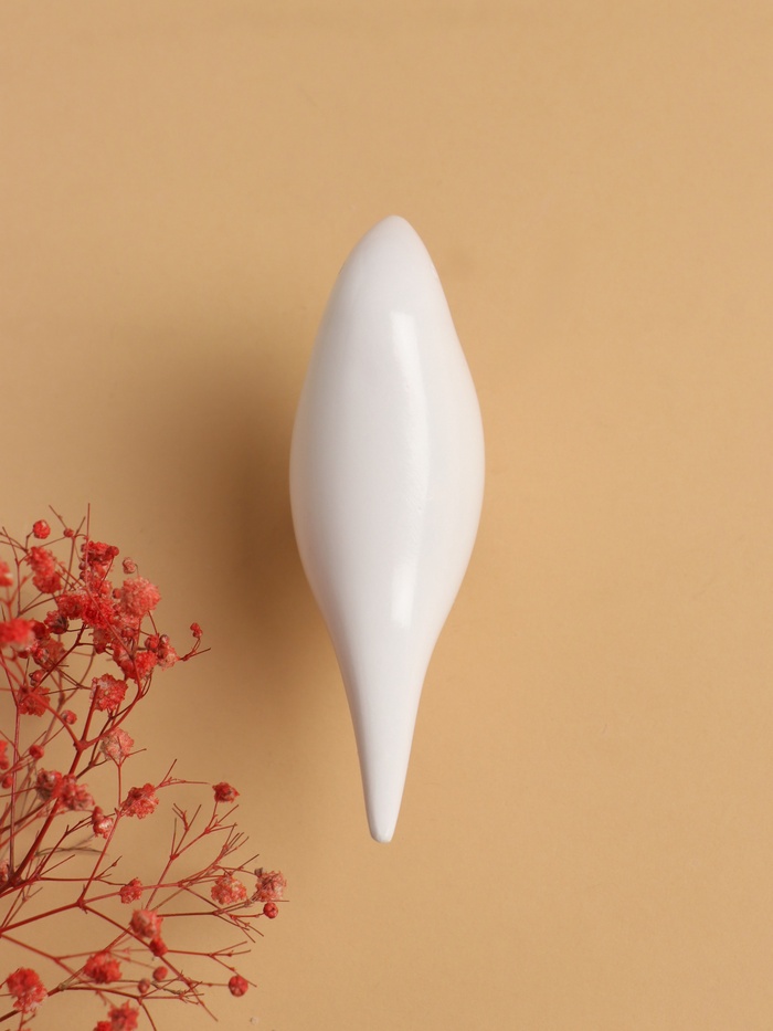 Декор настенный с вешалкой TAKE IT EASY «Птичка», панно, 13×4 см, белый