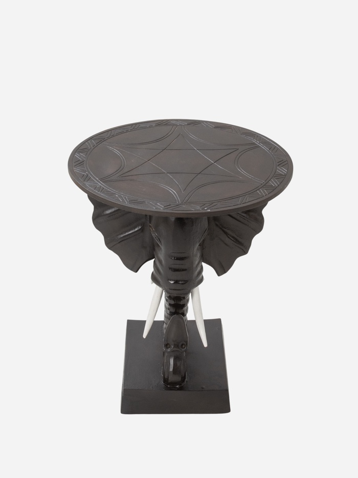 Стол круглый «Слоны», 50×50×58 см, дерево албезия