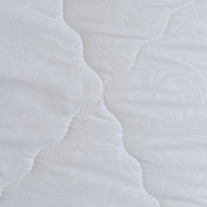 Одеяло всесезонное 1.5 сп. 140×205 см, файбер 150 г/м, микрофибра белая 80 г/м²