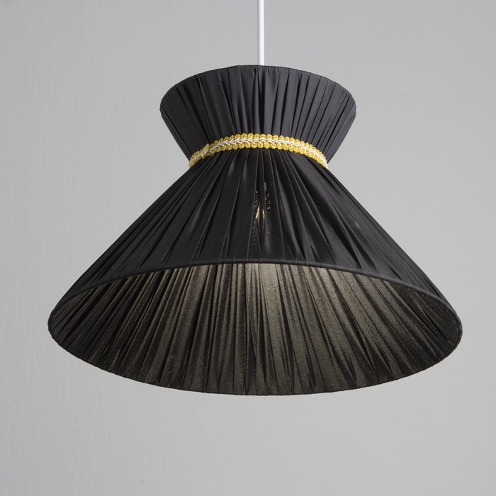 Абажур BayerLux, Е27, черный, 32×32×20 см