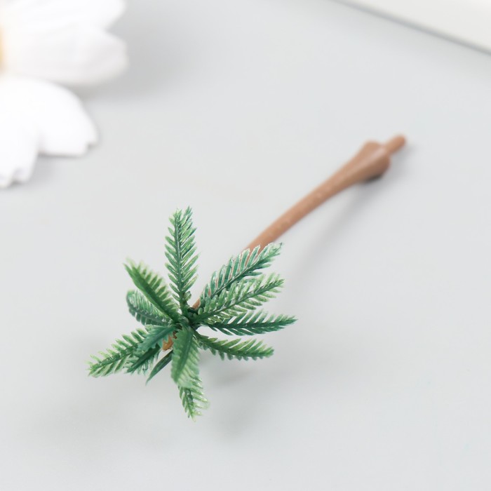 Искусственное растение для творчества пластик «Пальма», 7 см