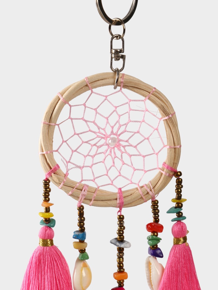 Брелок «Ловец снов», 17 см, розовый