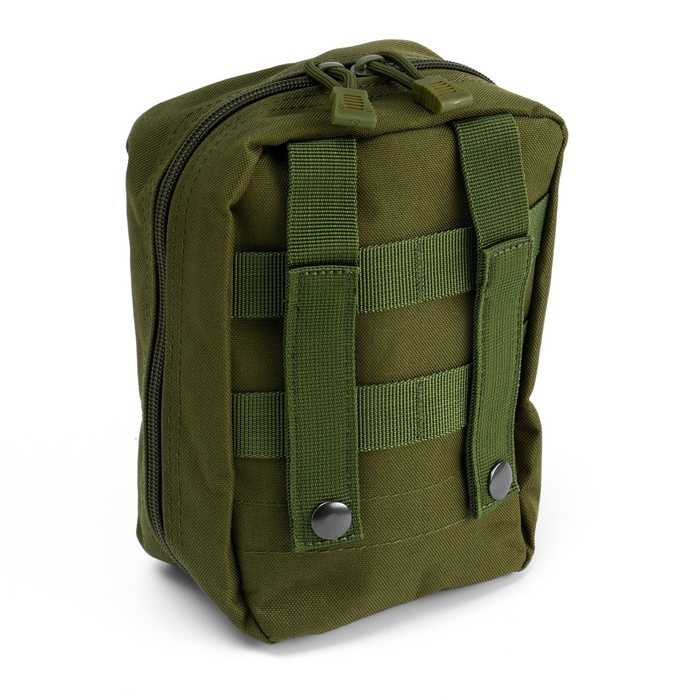 Аптечка тактическая-подсумок, 14.5×20 см, зелёная