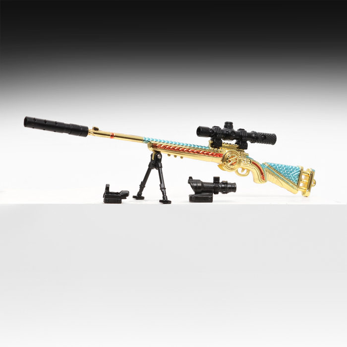 Макет оружия «Сувенирная снайперская винтовка. Gold Dragon», 26 см