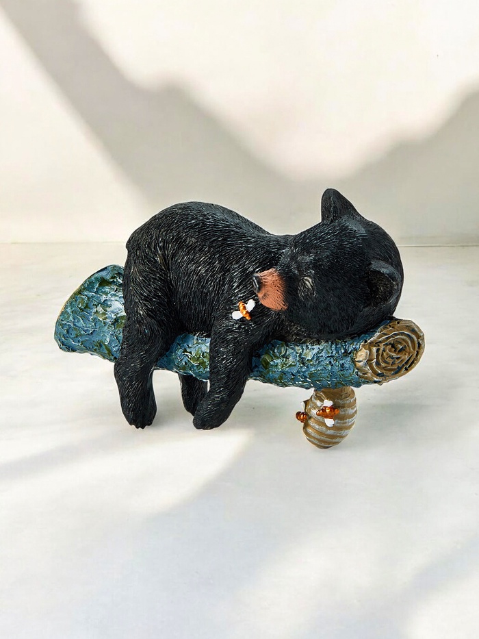 Декор на стену, для дома TAKE IT EASY «Мишка на дереве», панно, 17×10×20 см