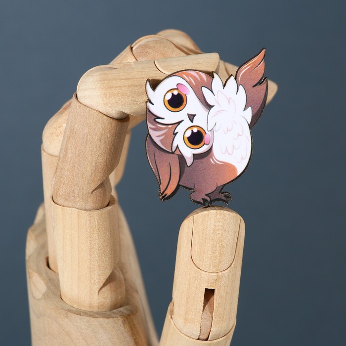 Значок деревянный «Талисман на успех», 4×3.5 см