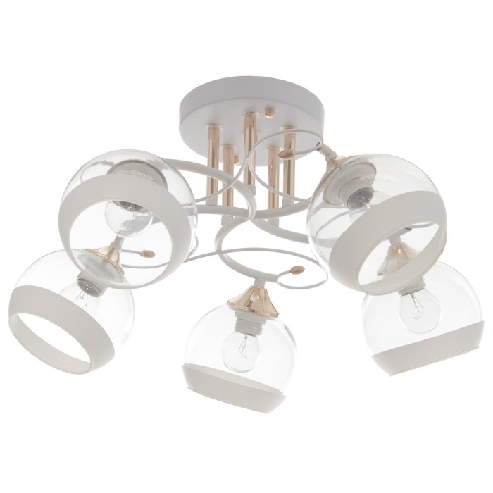 Люстра «Анава» 5хE27 40 Вт белый 48×48×25.5 см BayerLux