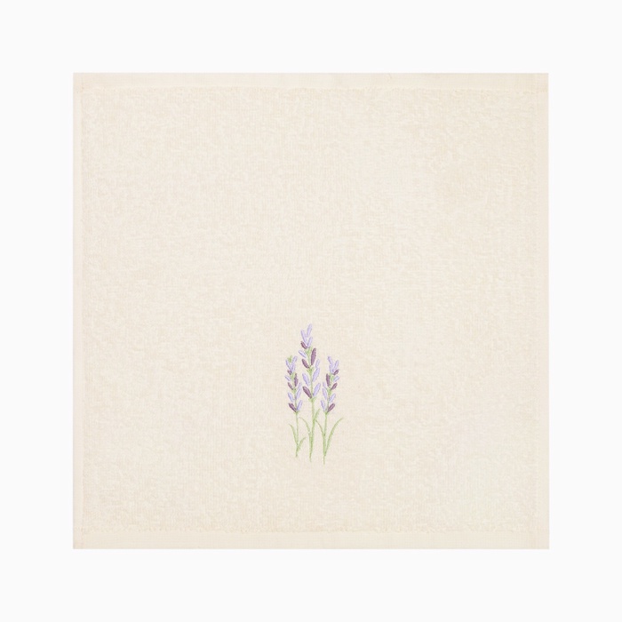 Полотенца махровые набор 3 шт. «Бабушка» 30×30 см, 100% хлопок, 340 г/м²