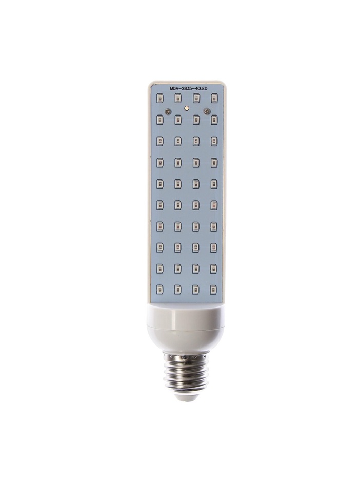 Фитолампа для растений Luazon Lighting, светодиодная, 8 Вт, E27, IP44, 220 В, 270°, биколорная