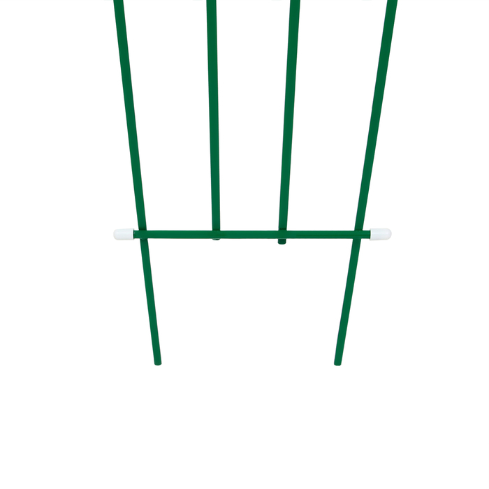 Шпалера, 160×55×1 см, металл, зелёная, «Декоративная»