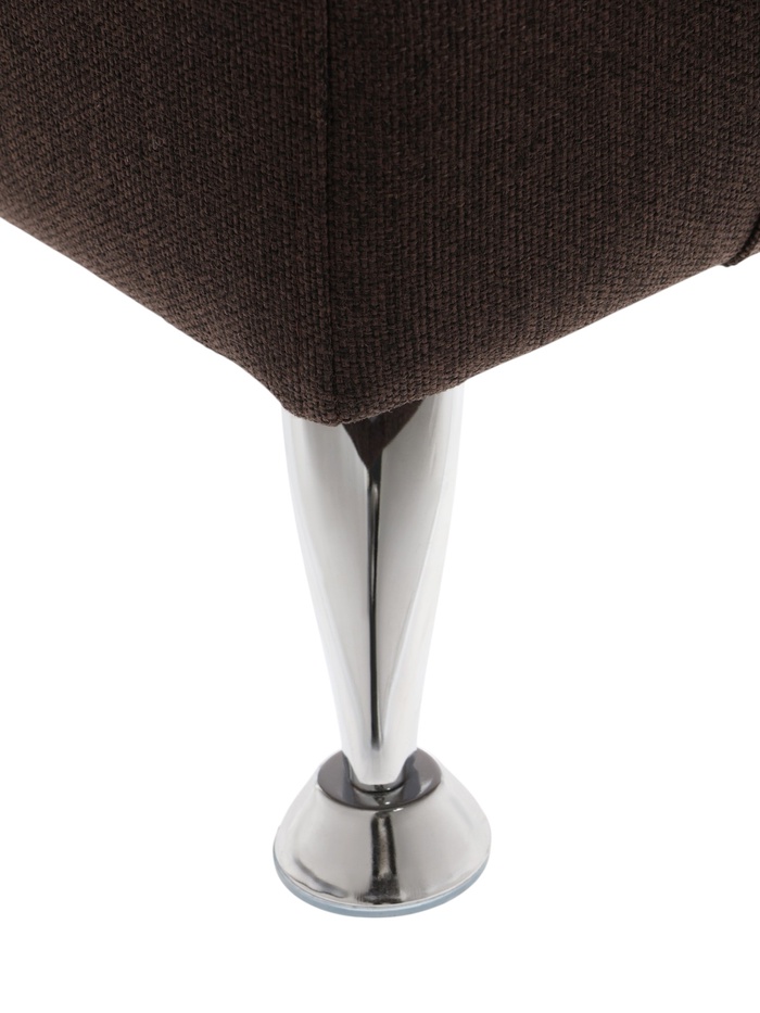 Кресло «Клик Мебель» Bo, 760×620×700 мм, рогожка coffee