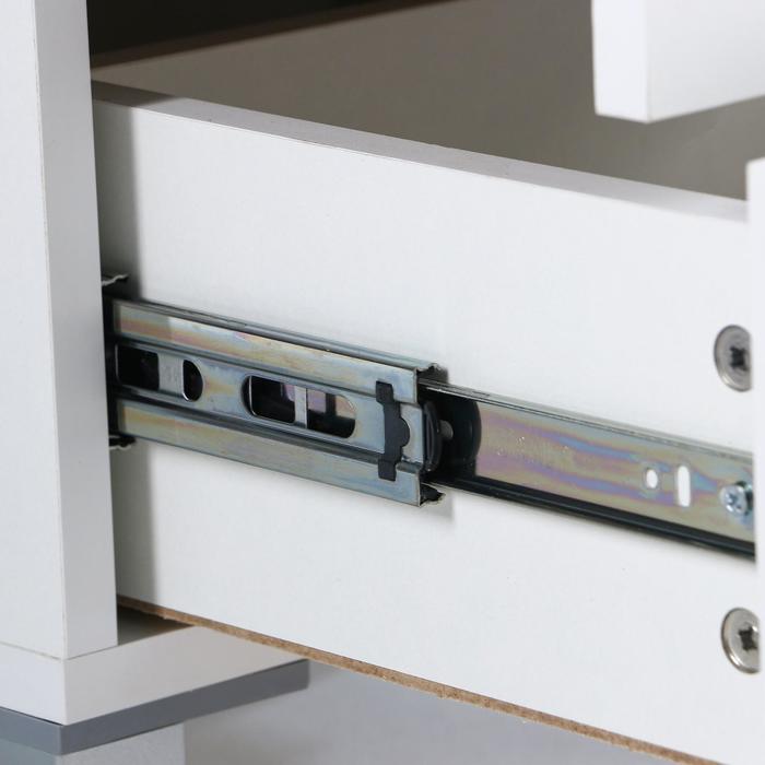 Комод для ванной комнаты «Клик Мебель», 5 ящиков, 400×340×986 мм, цвет белый