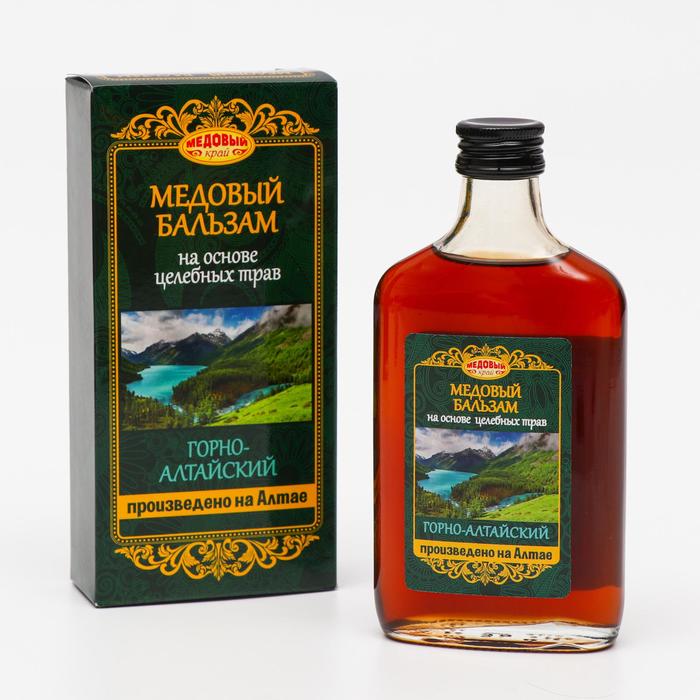 Безалкогольный алтайский медовый бальзам на травах «Горно-Алтайский», 250 мл