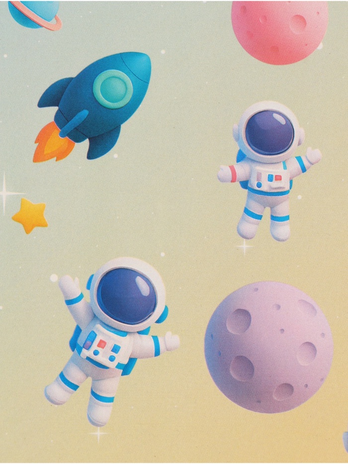 Бумага глянцевая двухсторонняя «Космос», 50 × 70 см