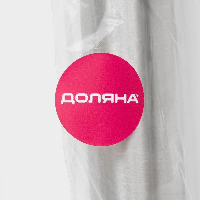 Скалка для теста Доляна «Бруни», 32×3.2 см, нержавеющая сталь, серебристая