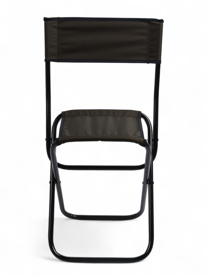 Стул туристический, 70.5×38×41.5 см, до 90 кг, складной, со спинкой, зелёный