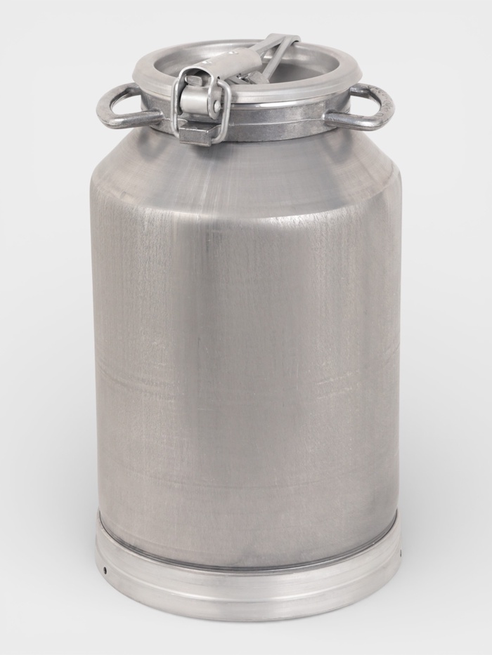 Бидон (фляга), 25 л, с крышкой, алюминий марки А5, толщина 2.4 мм