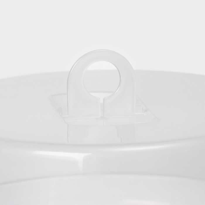 Тортовница с крышкой Доляна, d=31 см, белая