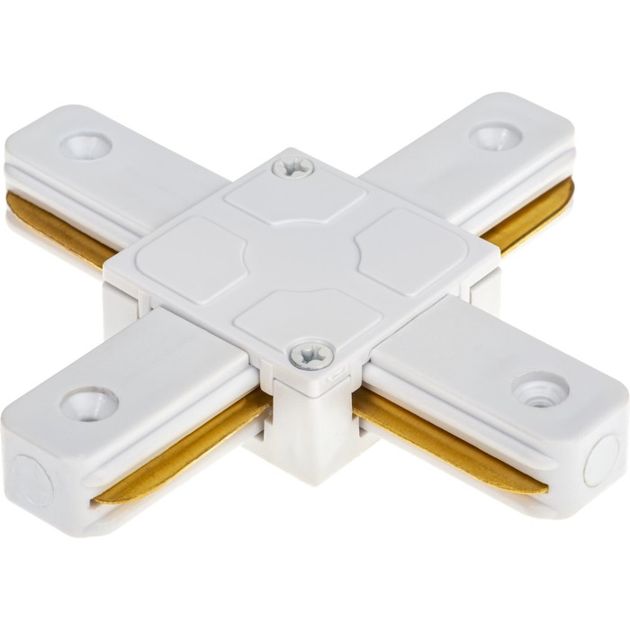Коннектор для шинопровода, Х-образный жёсткий, Ritter ARTLINE, белый