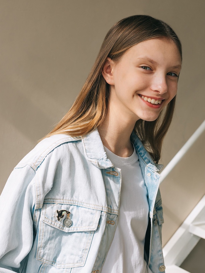 Значок «Косатка» созвездие, цвет чёрно-зелёный в золоте