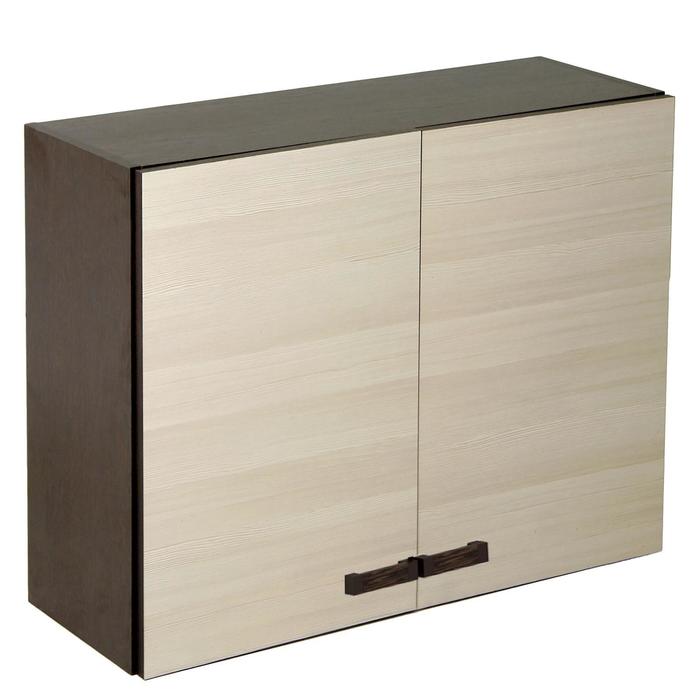 Шкаф навесной «Мальва», 800×290×626 мм, цвет венге/лоредо