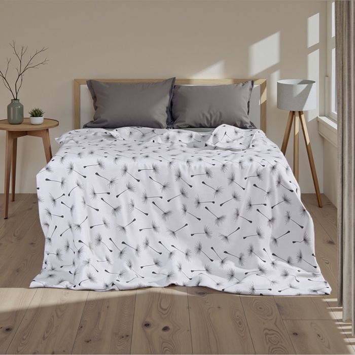 Пододеяльник 1.5-спальный «Этель. Легкость ветра», 145×215 см, бязь