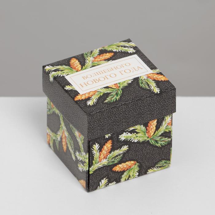 Бонбоньерка новогодняя «Волшебного Нового года», 6.5×6.5×6.5 см