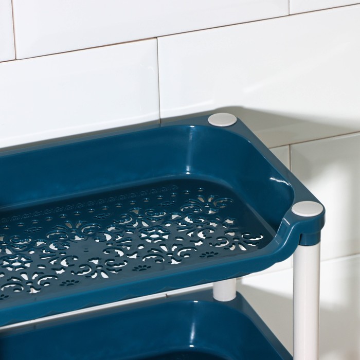 Этажёрка настольная 3 яруса «Пастель», МИКС