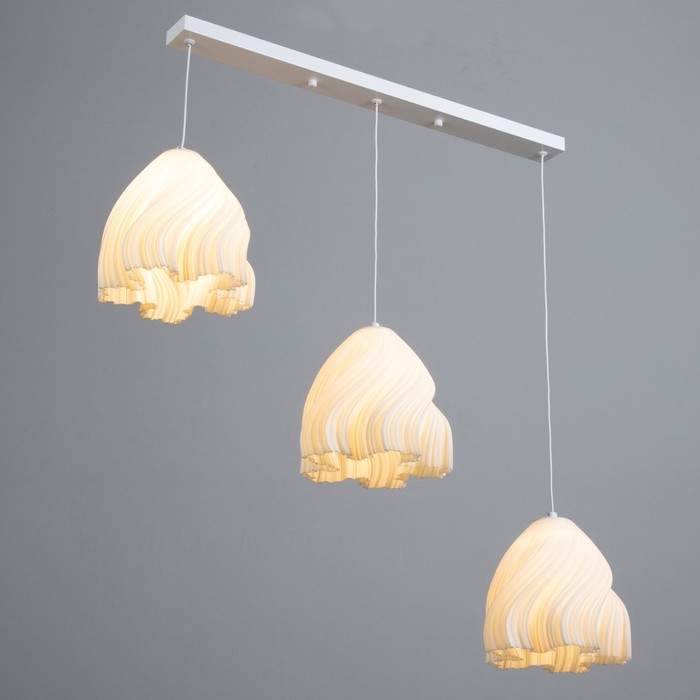 Подвес BayerLux «Годе» 3хЕ14 15 Вт белый 23×23×20-200 см