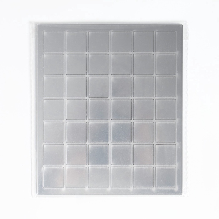 Зеркало настенное «Квадратики», на клеевой основе, акриловое, 392 шт., 2×2 см