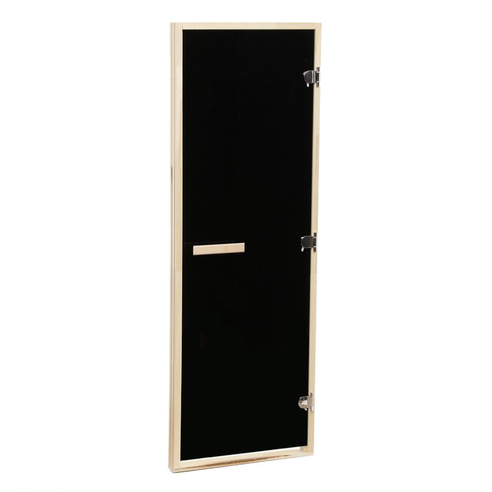 Дверь для бани и сауны «Блэк», 190×70 см, стеклянная