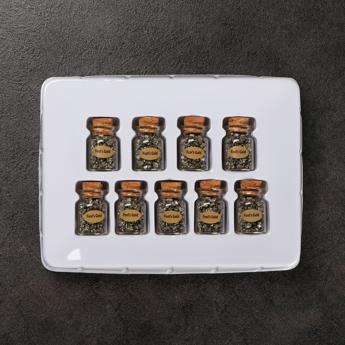 Коллекция кристаллов сувенирных в баночке «Ретро», набор 9 шт.