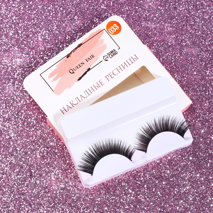 Ресницы накладные «Взгляд», 11 мм, без клея, эффект МИКС