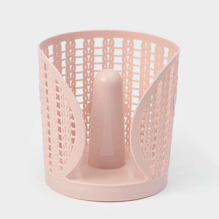 Держатель для бумажных полотенец «Вязание», настольный, 13.5×14 см, МИКС