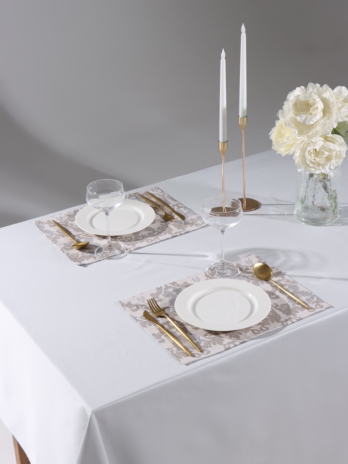 Набор салфеток «Этель» Classic, 30×40 см - 2 шт., 100% хлопок, рогожка 186 г/м²