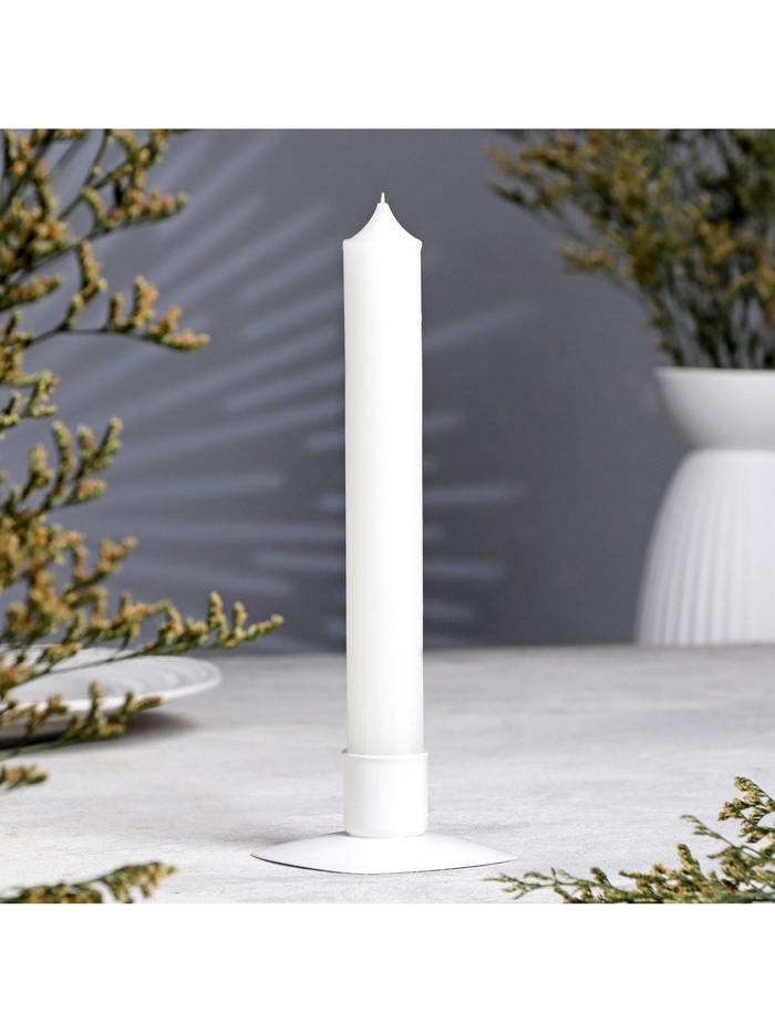 Хозяйственная свеча парафиновая, 2.2×16±1 см, 55 г