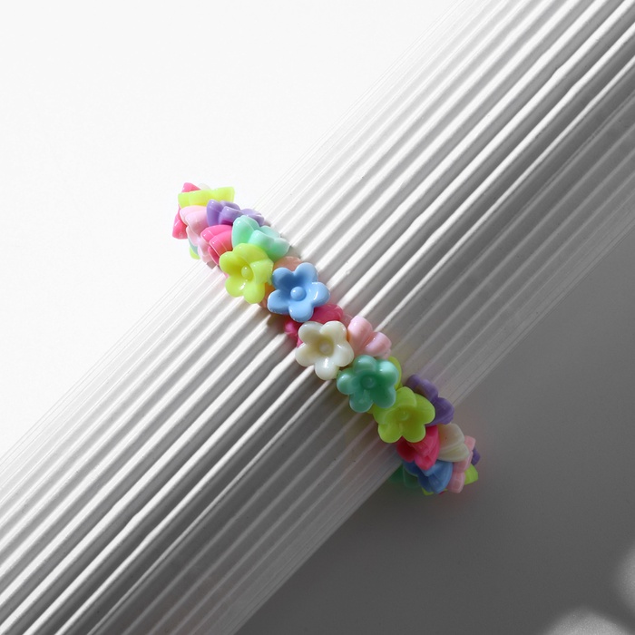 Браслет детский «Выбражулька. Букетик цветов», цветной