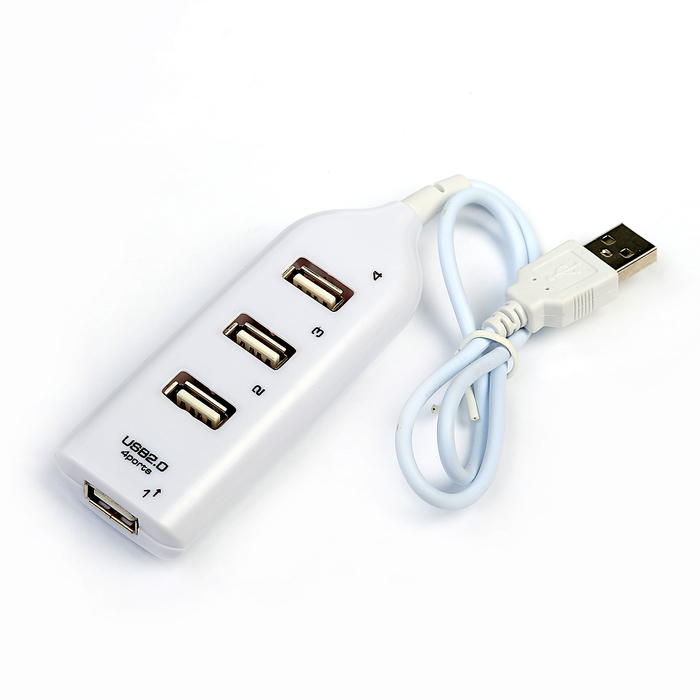 USB-разветвитель (HUB) Luazon HGH-63009, на 4 порта, МИКС