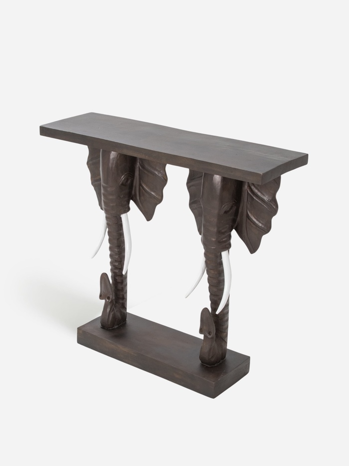 Стол консольный «Слоны», 100×30×90 см, дерево албезия