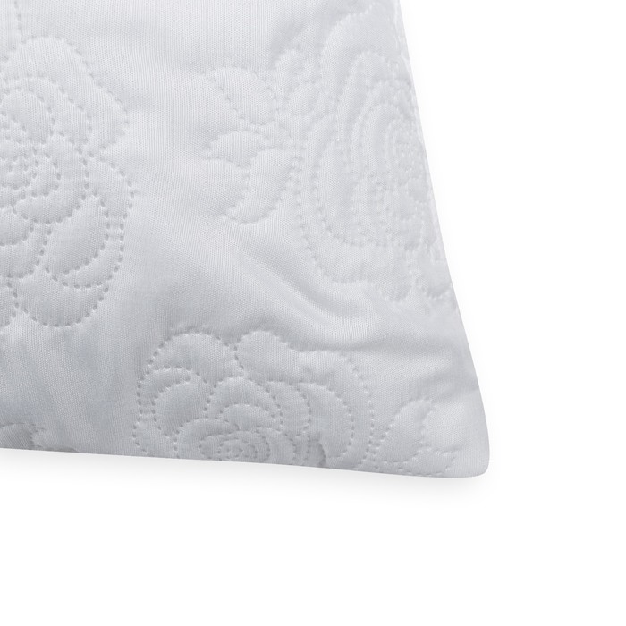 Подушка «Роза», 50×70 см, белая, полиэфирное волокно