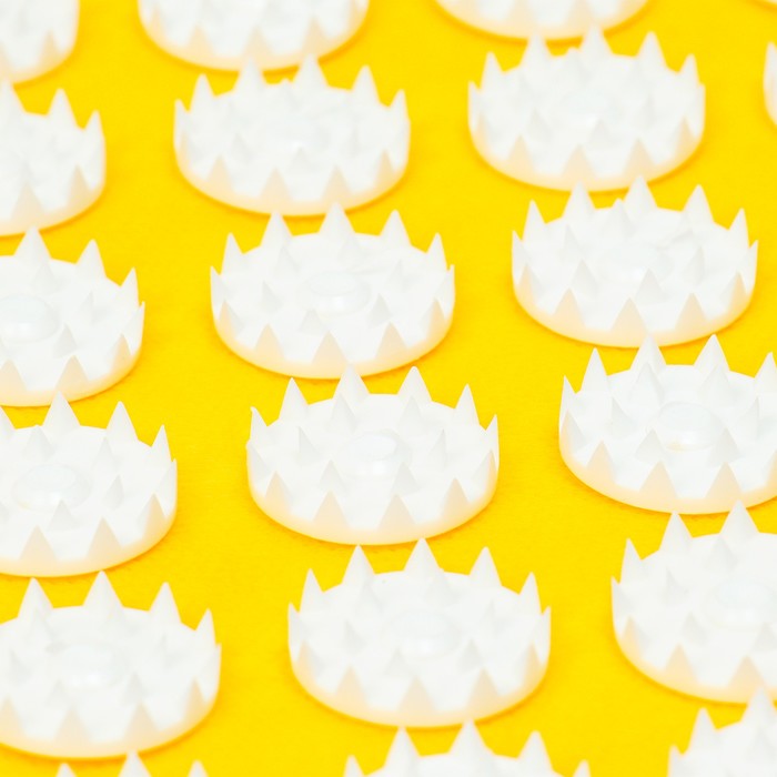 Аппликатор Кузнецова комплект, 144 колючки, спантекс, жёлтый, 260×560 мм + валик 190×320 мм