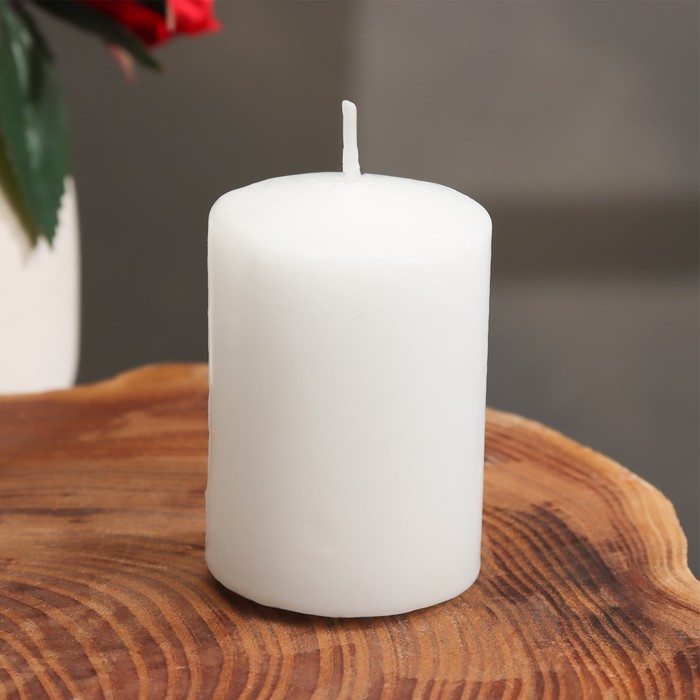 Ароматическая свеча - цилиндр «Французская ваниль», 4×6 см