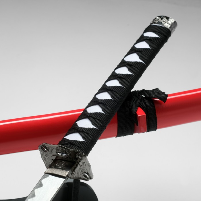 Макет оружия «Сувенирная катана на подставке», красные ножны, 103 см