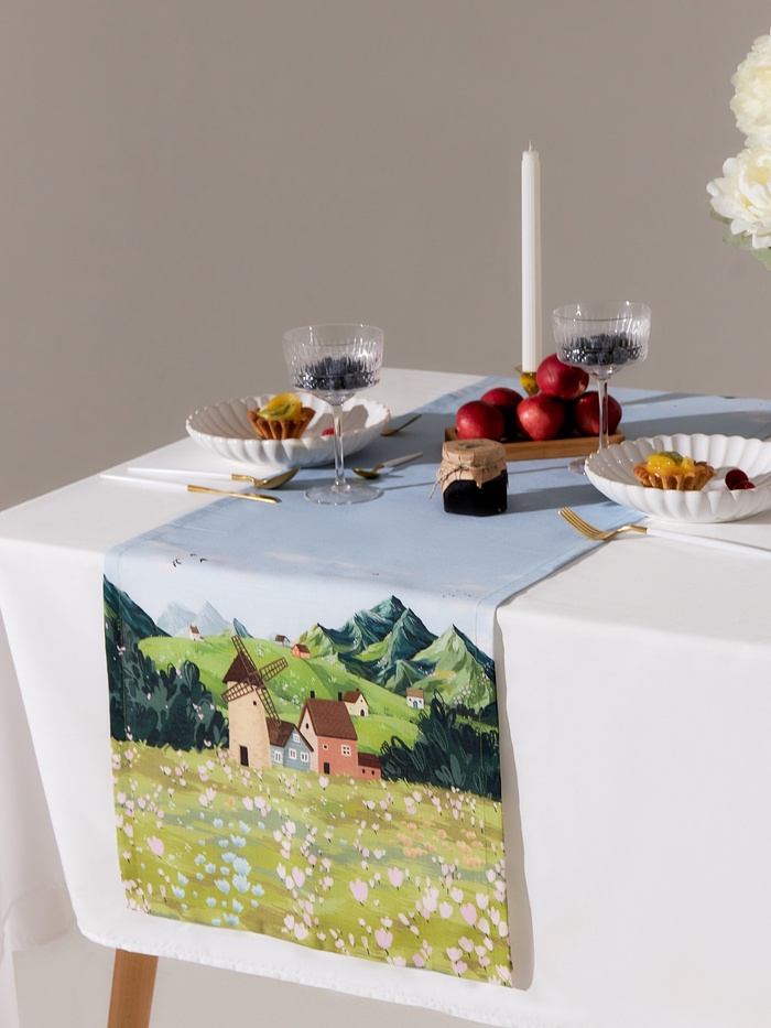 Дорожка на стол «Этель. Вдохновения» 40×146 см, репс 210 г/м², 100% хлопок