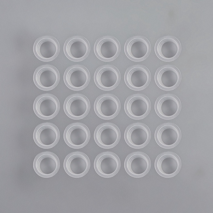 Колпачки для краски, d=14 мм, набор - 25 шт., прозрачные