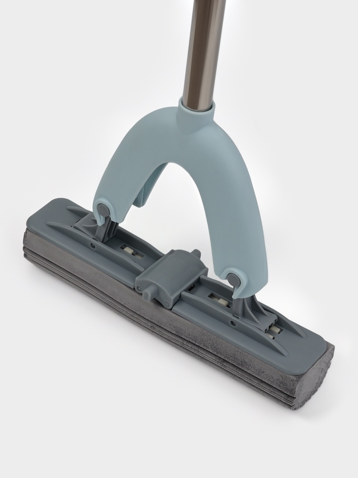 Швабра с отжимом и ведром Raccoon, швабра ПВА, ведро для полоскания 11 л